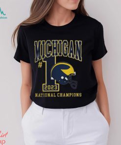 2023 24 College Football National Champions Michigan Wolverines #1 T Shirt