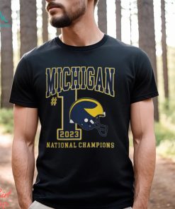 2023 24 College Football National Champions Michigan Wolverines #1 T Shirt