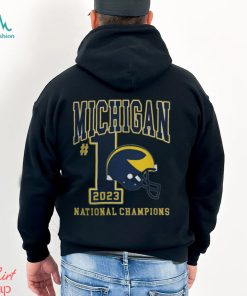 2023 24 College Football National Champions Michigan Wolverines #1 T Shirt