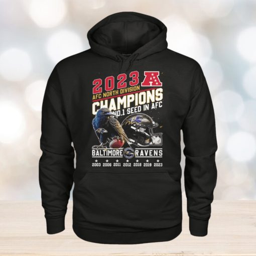 2023 AFC North Division Champions Baltimore Ravens T Shirt