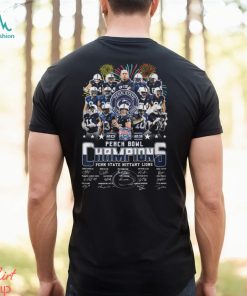 2023 Cotton Bowl Classic Champions Penn State Nittany Lions Team Name Player Signatures Shirt