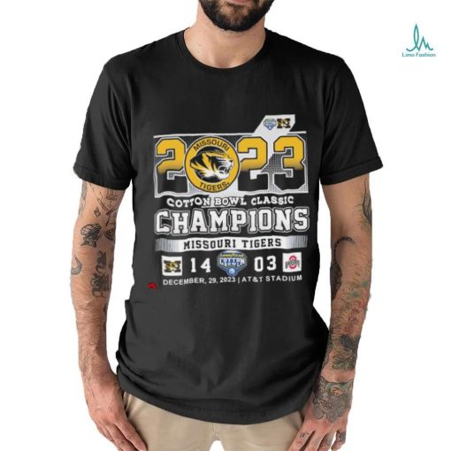 2023 Cotton Bowl Classic Missouri Tigers Champions 14 03 OSU shirt