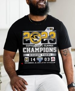 2023 Cotton Bowl Classic Missouri Tigers Champions 14 03 OSU shirt