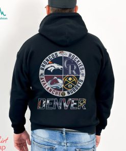 2023 Denver Sport Teams Broncos Rockies Avalanche And Nuggets T Shirt