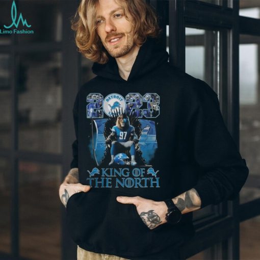 2023 King of The North Detroit Lions Tee Shirt