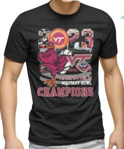 2023 Military Bowl Champions Virginia Tech Hokies t shirt