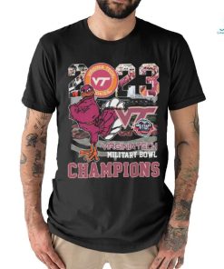 2023 Military Bowl Champions Virginia Tech Hokies t shirt