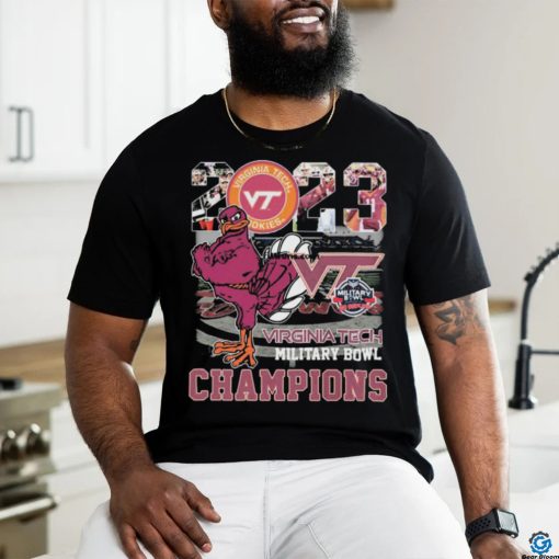 2023 Military Bowl Champions Virginia Tech Hokies t shirt
