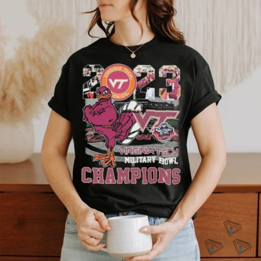 2023 Military Bowl Champions Virginia Tech Hokies t shirt