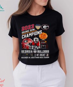 2023 Orange Bowl Champions Georgia Bulldogs Beat Florida State Seminoles December 30 2023 Hard Rock Stadium T Shirt
