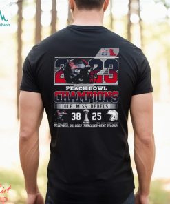 2023 Peach Bowl Champions Ole Miss Rebels 38 – 25 Penn State Nittany Lions December 30 2023 Mercedes Benz Stadium T Shirt