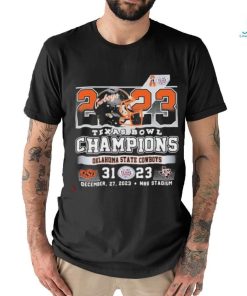 2023 Texas Bowl Champions Oklahoma State 31 23 Texas A&M shirt