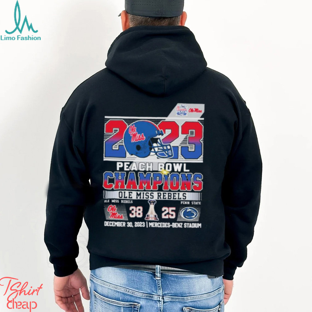 2023 peach bowl champions ole miss rebels 38 25 penn state nittany lions december 30 2023 mercedes benz stadium shirt 2023 peach bowl champions ole miss rebels 38 25 penn state nittany lions december 30 2023 mercedes benz stadium shirt