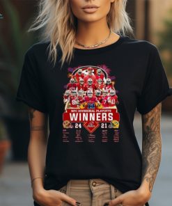 2023 – 2024 NFC Division Playoffs Winner San Francisco 49ers 24 – 21 Green Bay Packers Signatures t shirt