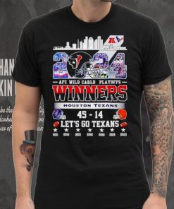 2024 AFC Wild Card Playoffs Winners Houston Texans let’s go Texans shirt
