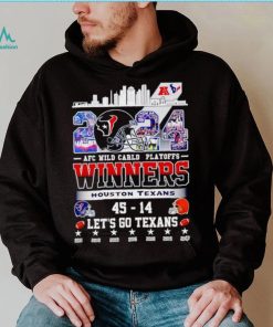 2024 AFC Wild Card Playoffs Winners Houston Texans let’s go Texans shirt