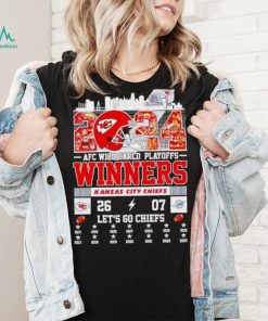 2024 AFC Wild Card Playoffs Winners Kansas City Chiefs let’s go Chiefs shirt