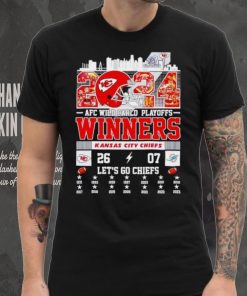 2024 AFC Wild Card Playoffs Winners Kansas City Chiefs let’s go Chiefs shirt