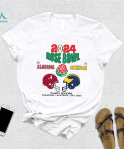 2024 Alabama And Michigan rose bowl graphic 2024 T Shirt