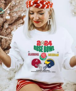 2024 Alabama And Michigan rose bowl graphic 2024 T Shirt