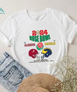 2024 Alabama And Michigan rose bowl graphic 2024 T Shirt