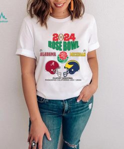 2024 Alabama And Michigan rose bowl graphic 2024 T Shirt