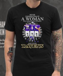 2024 Baltimore Ravens never underestimate a woman who understands football and loves Ravens shirt