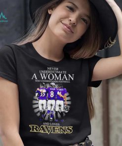 2024 Baltimore Ravens never underestimate a woman who understands football and loves Ravens shirt