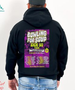 2024 Bowling For Soup Sick 50 Tour Poster t shirt