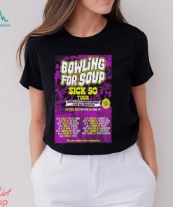 2024 Bowling For Soup Sick 50 Tour Poster t shirt