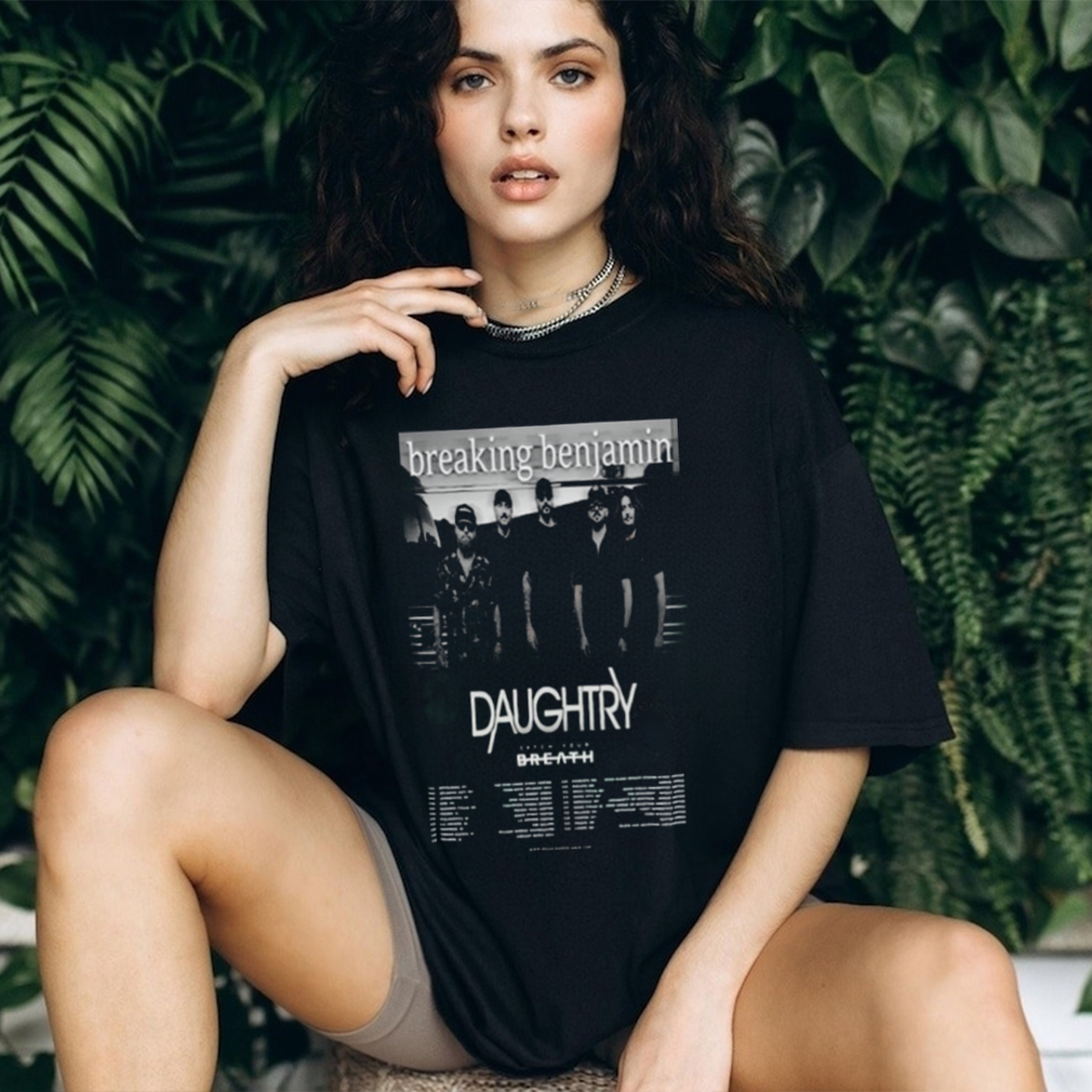 2024 Breaking Benjamin Daughtry Us Tour T Shirt 2024 Breaking Benjamin Daughtry Us Tour T Shirt