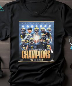 2024 CFP National Champions Are The Michigan Wolverines Football Shirt