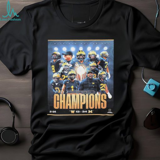 2024 CFP National Champions Are The Michigan Wolverines Football Shirt