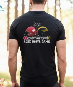 2024 CFP Rose Bowl Game Michigan Wolverines Vs Alabama Crimson Tide Shirt
