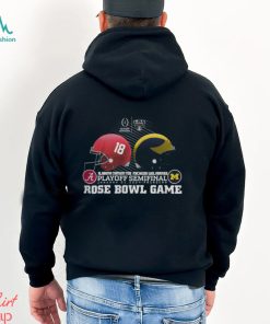 2024 CFP Rose Bowl Game Michigan Wolverines Vs Alabama Crimson Tide Shirt