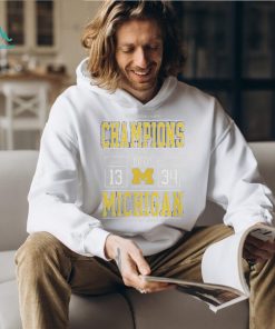 2024 CFP Shop Michigan Beat Washington 34 13 National Champions Shirt