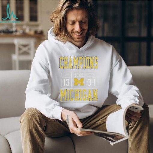 2024 CFP Shop Michigan Beat Washington 34 13 National Champions Shirt