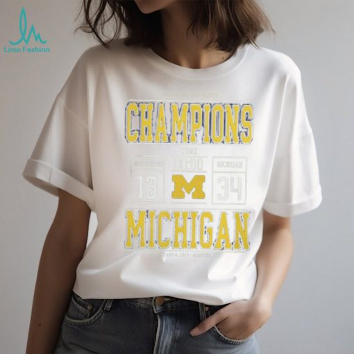 2024 CFP Shop Michigan Beat Washington 34 13 National Champions Shirt
