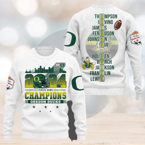 2024 Fiesta Bowl Champions Oregon Ducks Hoodie T Shirt