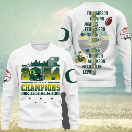 2024 Fiesta Bowl Champions Oregon Ducks Hoodie T Shirt