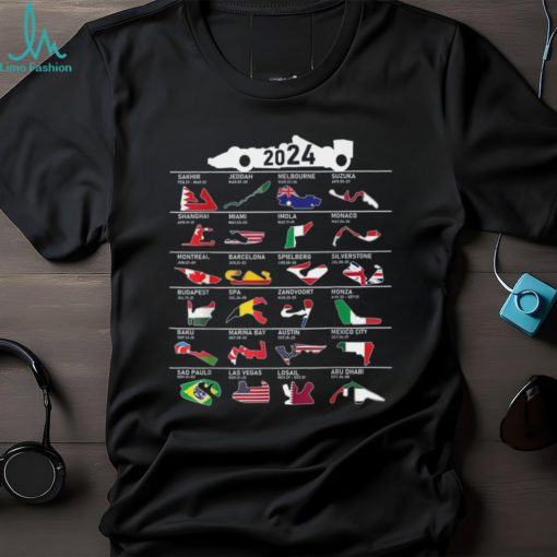 2024 Formula Racing Open Wheel Race Car Fan World Circut T Shirt
