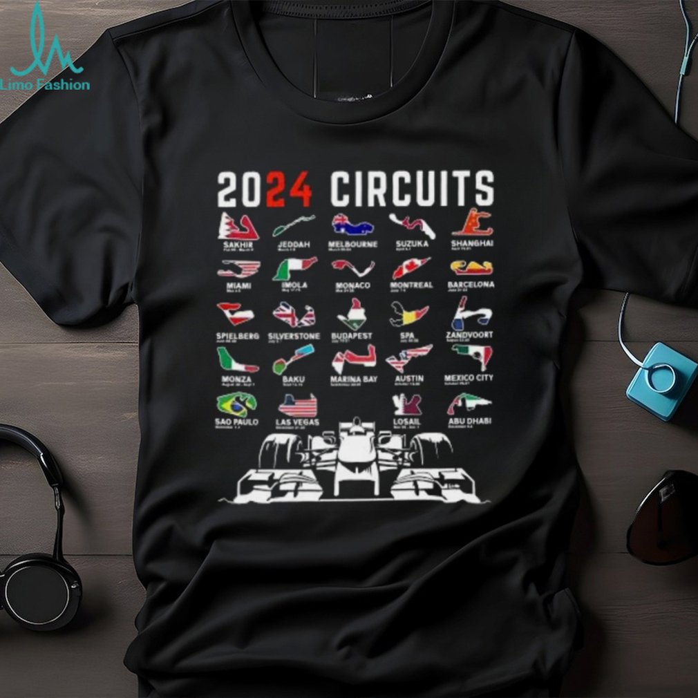 2024 Formula Racing Track Formula Race Formula Car Fan T Shirt 2024 Formula Racing Track Formula Race Formula Car Fan T Shirt