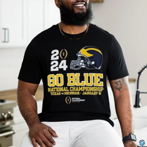 2024 Go Blue National Championship Texas vs Michigan Rose Bowl Shirt