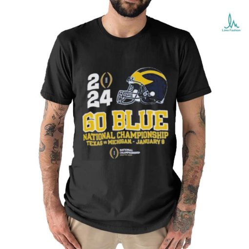 2024 Go Blue National Championship Texas vs Michigan Rose Bowl Shirt