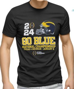 2024 Go Blue National Championship Texas vs Michigan Rose Bowl Shirt