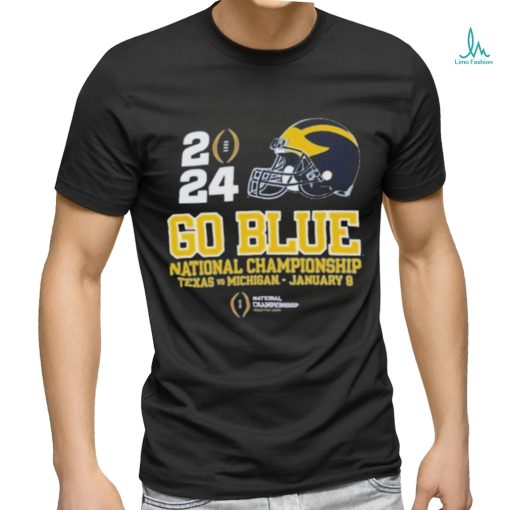 2024 Go Blue National Championship Texas vs Michigan Rose Bowl Shirt