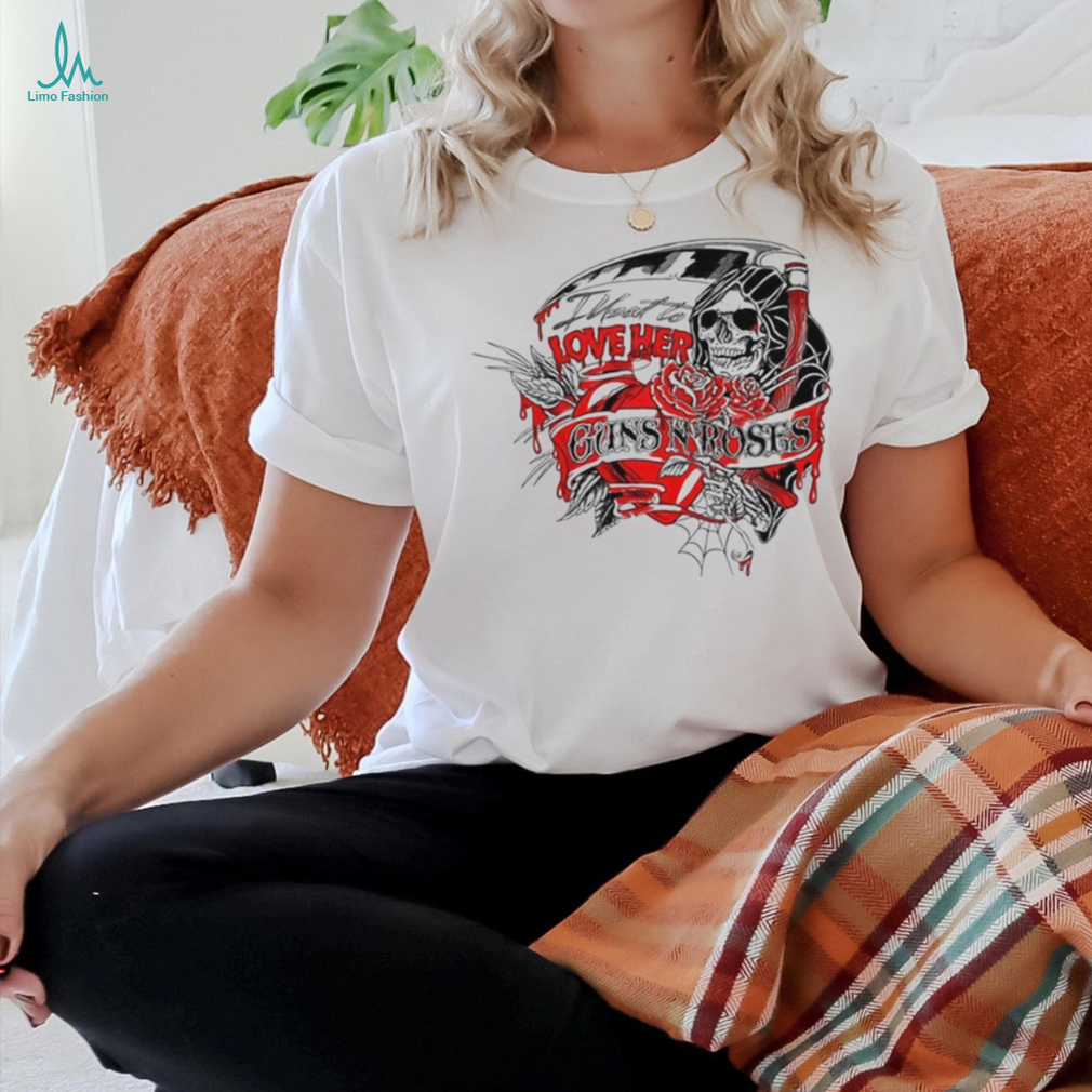 2024 Guns N’ Roses I Used To Love Her Reaper t shirt 2024 Guns N’ Roses I Used To Love Her Reaper t shirt