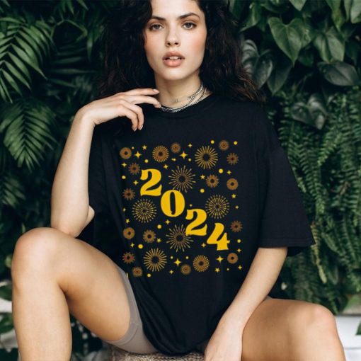 2024 Happy New Year fireworks New Year Eve let the countdown begin shirt