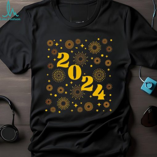 2024 Happy New Year fireworks New Year Eve let the countdown begin shirt