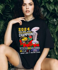 2024 Michigan Wolverines Rose Bowl Game Champions Shirt